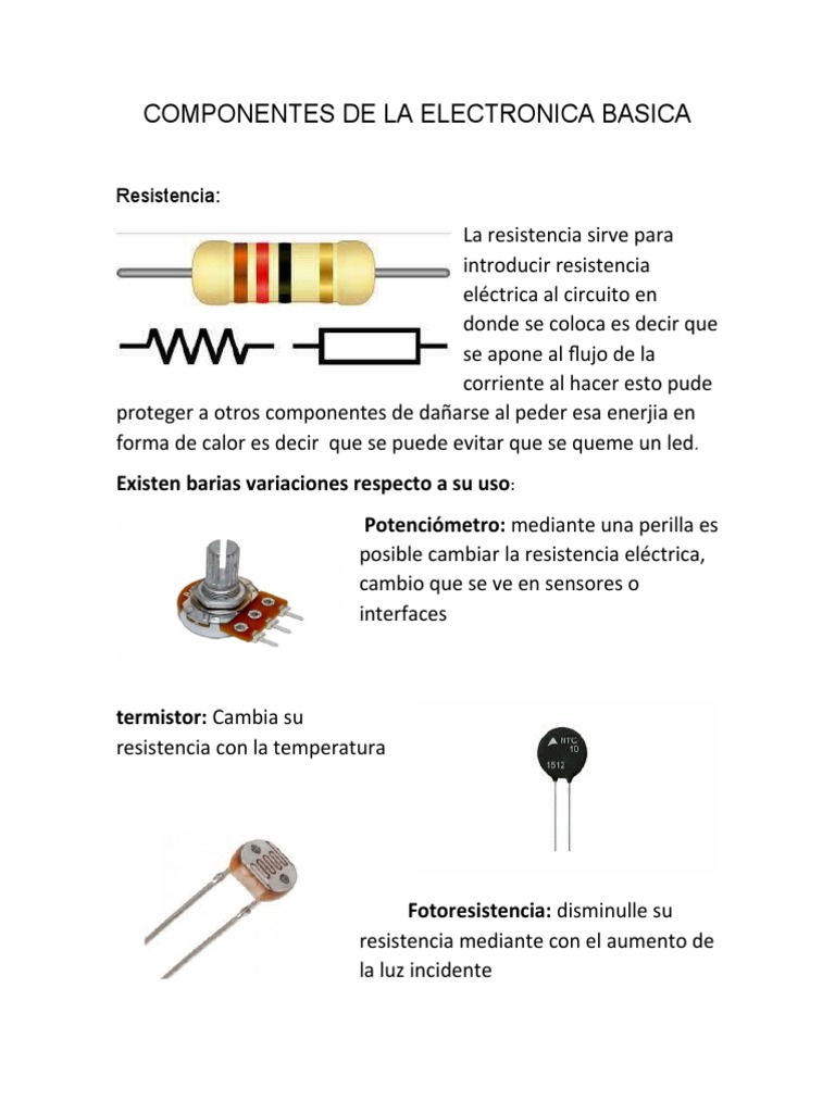Componentes de La Electronica Basica PDF