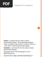 OOP (O - O P S) : S Bject Riented Rogramming Ystem