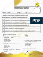 Modelo de Examen Bimestral - Sec - 2023