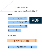 Cálculos financieros básicos