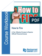 How To Fire: A Fair, Effective Process To Resolve Difficult Personnel Issues