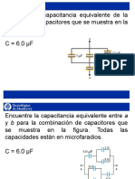 Encuentre La Capacitancia Equivalente de La Red de Cinco Capacitores Que Se Muestra en La Figura. C 6.0 F