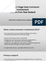 Improving 2-Stage Early-Contractor Involvement Presentation 2021