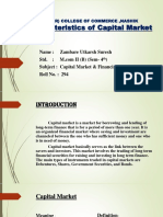 Characteristics of Capital Market