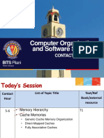 Computer Organization and Software Systems: BITS Pilani Contact Session