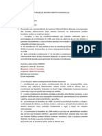 Direitos Humanos: revisão de jurisprudência e tratados