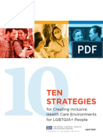 Ten Strategies For Creating Inclusive Health Care Environments For LGBTQIA People Brief