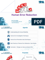 IPA - Human Error Reduction