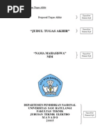 Proposal ta contoh proposal ta teknik elektro ustj