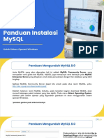 Panduan Instalasi MySQL