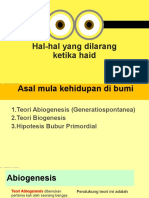 Hal-Hal Yang Dilarang Ketika Haid