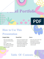 Pastel Portfolio Yellow and Purple Illustrative Business Presentation 