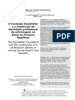 A Fundação Rockefeller e a construção da identidade profissional de enfermagem no Brasil na Primeira República