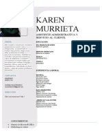 Karen Murrieta: Asistente Administrativa Y Servicio Al Cliente