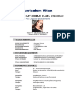 Curriculum Vitae: Jebsabel Katherine Rugel Candelo
