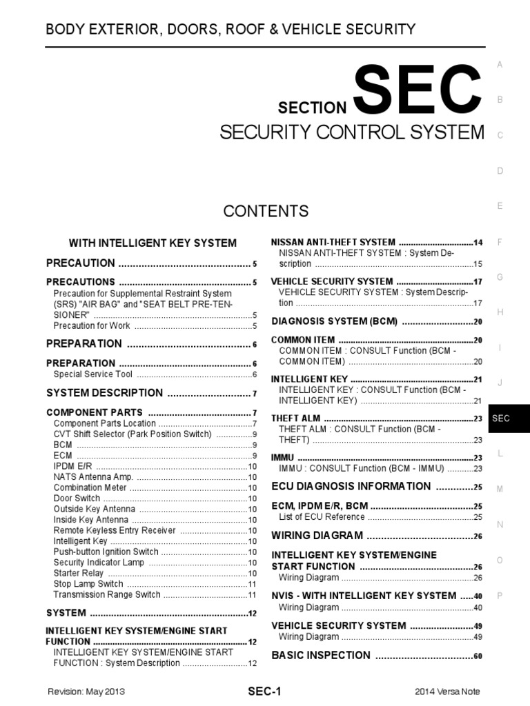 NISSAN NOTE WORKSHOP MANUAL FREE DOWNLOAD PDF visual data 4