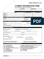 HR-FM-08, Rev. 04 Post Employment Information Form