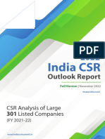 CSRBOX India CSR Outlook Report 2022 - Full Version