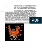 External Pars of A Rooster