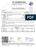 Chart Recorder Certificate