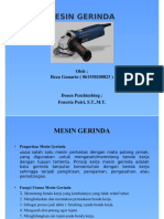 Mesin Gerinda: Oleh: Reza Gunarto (061530200823)
