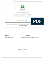 Faculdade de Engenharia Departamento de Engenharia Química Curso de Engenharia Do Ambiente