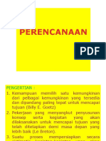 Konsep Perencanaan