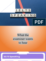 IELTS speaking band descriptors