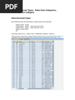 Sales Document Types