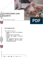 Sanitation and Safety: Ebook Chapter 2-Week 2