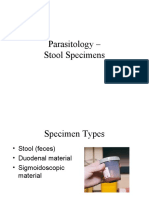 Parasitology - Stool Specimens