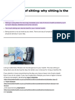 The Dangers of Sitting - Why Sitting Is The New Smoking - Better Health Channel