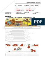 Copy - of - Copy - of - Les Prepositions de Lieu 2 Exercice Grammatical - 20148