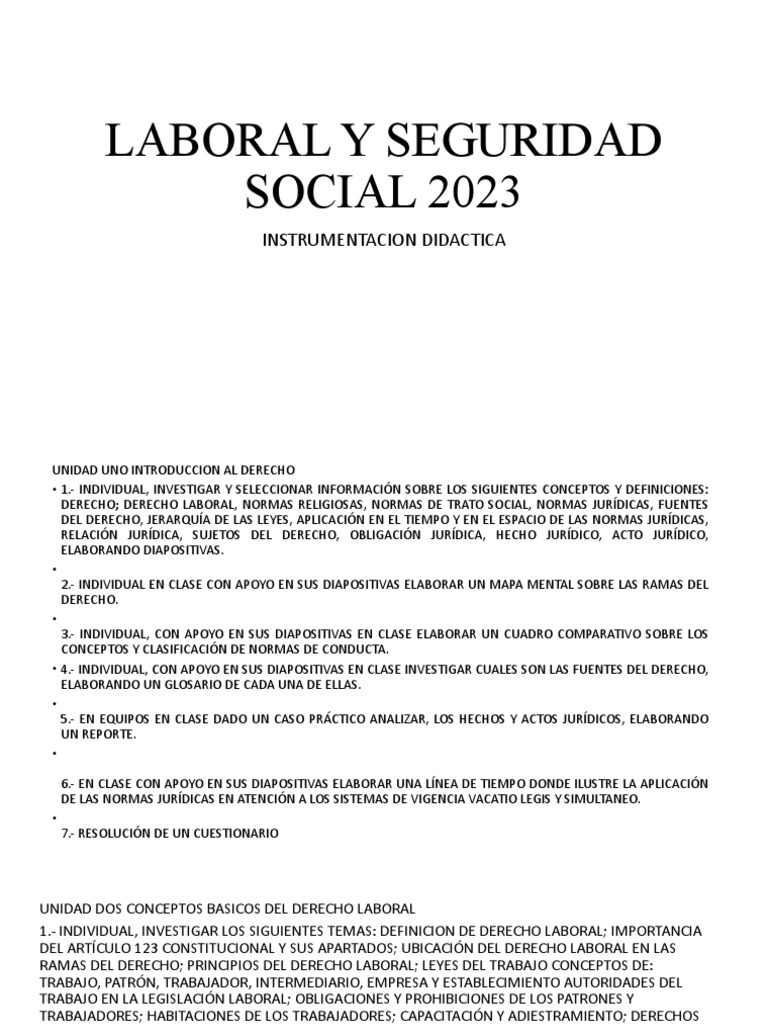 Guía Completa de Derecho Laboral 2023 | PDF | Derecho laboral | Justicia