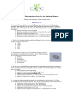 Parasitology Review Questions for Veterinary Boards