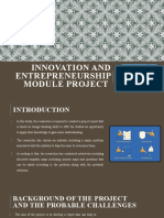 Innovation and Entrepreneurship Module Project