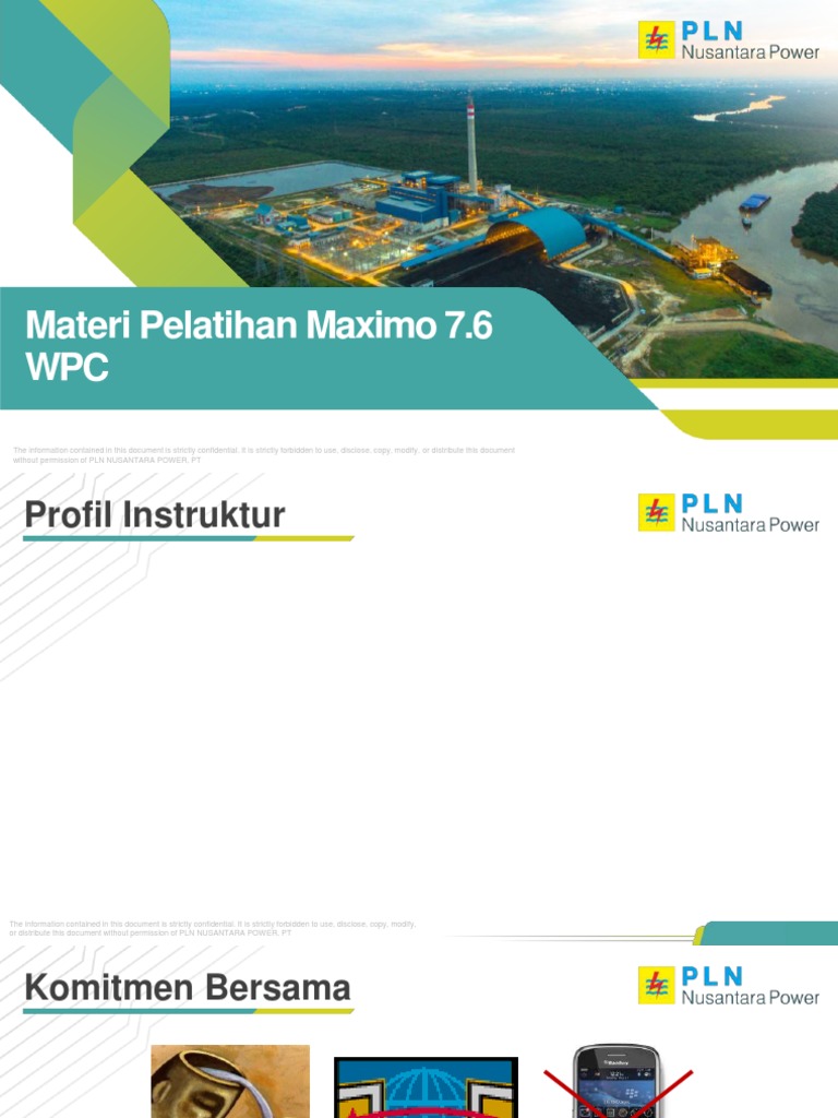 Materi Pelatihan Maximo 7.6 Area WPC Update | PDF | Information Science