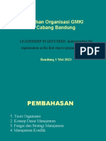 Latihan Organisasi GMKI Cabang Bandung