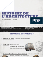 Histoire de L'Architecture: de La Renaissance À Nos Jours