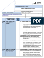 TV Ad Feedback Sheet