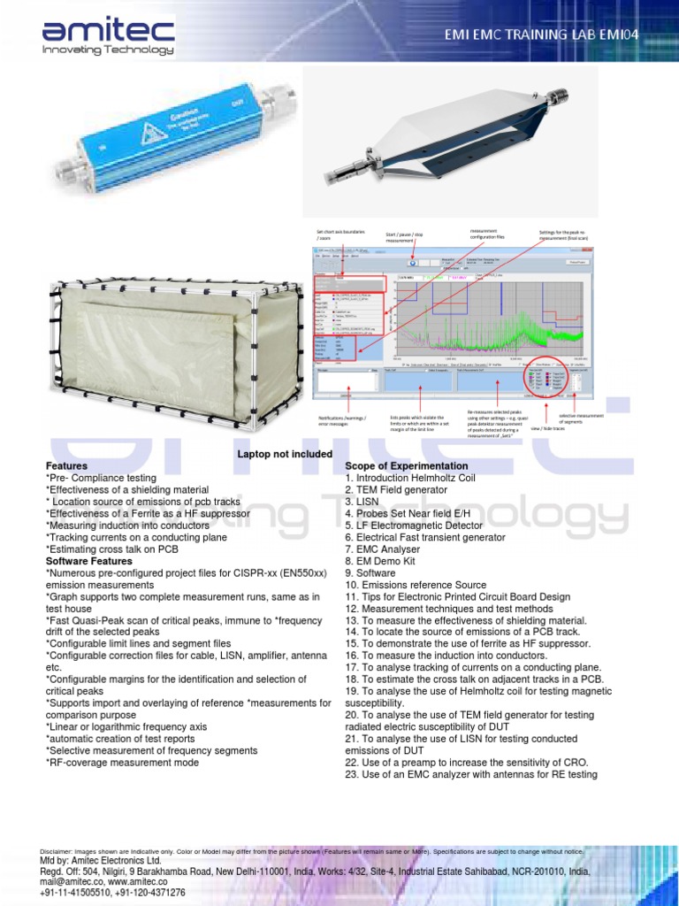 Amitec EMI EMC Training Overview | PDF | Electromagnetic Compatibility ...