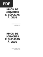 Hinos em Japones 4X1 F&V - encadernação RECENTE