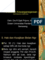 Pendidikan Kewarganegaraan: Oleh: Drs R Djati Prijono, M.Si Dosen Universitas Pandanaran Semarang
