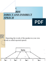 Class - 9 Icse Boards Direct and Indirect Speech