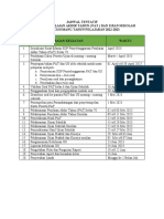 Jadwal Tentatif