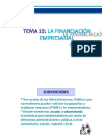 Copia de Tema 10. La Financiación Empresarial II