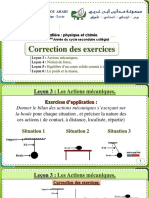 Correction Des Exercices: 3 Matière: Physique Et Chimie