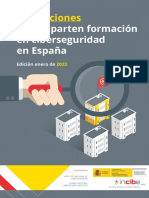 Que Imparten Formación en Ciberseguridad en España: Instituciones