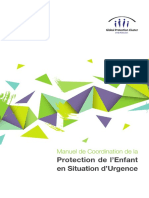 Protection de L'enfant en Situation D'urgence: Manuel de Coordination de La