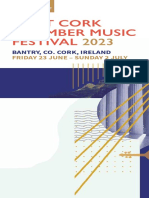 West Cork Chamber Music Festival 2023 Brochure